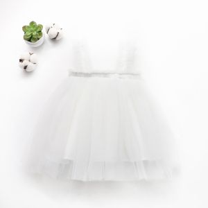 Baby Girl Dress Green Pink White Tutu Dress Baby Dress For Girl 1 2 Years Old Toddler Birthday Dress