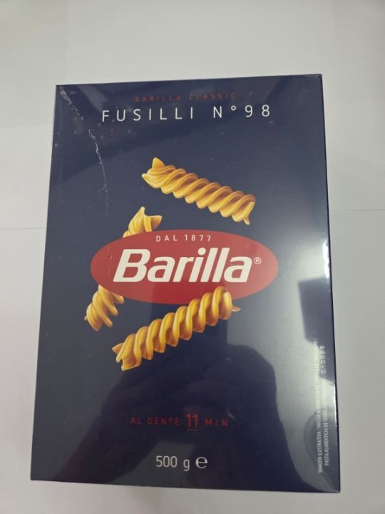 Mì Nui Barilla Hình Xoắn Các Cỡ Fusilli - 500g nhập khẩu Italia | Lazada.vn
