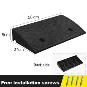 KSL Threshold Ramp Steel Ramp Single Foldable Steel Ramp Loading Ramp Dual Purpose Rubber Heavy Duty Threshold Uphill