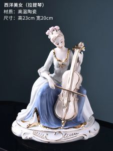 (In stock) European style ceramic handicraft decoration Modern Home Living Room Bedroom Wine Cabinet TV Cabinet Decoration Gifts