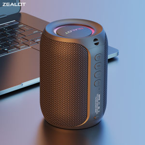 ZEALOT S32 Pro Portable Bluetooth Speaker 5.2 Waterproof IPX4 3600mAh Battery Powerful Bass Outdoor Wireless Speaker with TF Card & Type-C Charging