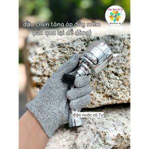 Đầu chén tăng áp nối dài cho vòi rửa chén siêu tiện lợi - dây nối cứng dây nối mềm