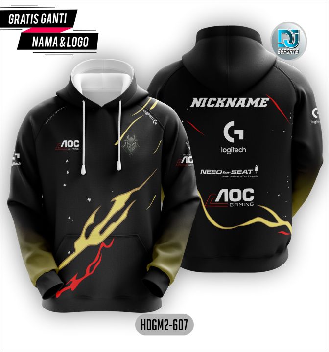 Jaket/Hoodie/Sweater Game Kekinian Gratis Custom Nama Dan Logo