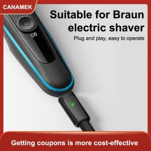 【CANAMEK】 Bộ chuyển đổi sạc Bộ chuyển đổi Máy cạo râu Type-C cho Braun Series 3 5 7 9 XT HC Bộ chuyển đổi sạc bộ chuyển đổi cho Braun Series
