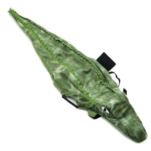 MAOMEI Sự mới lạ Trang phục hình cá sấu cho thú cưng dịp Halloween. Mềm mại thân thiện với làn da. Thực tế Bộ đồ cá sấu cho chó nhồi bông Sáng tạo Chống trượt Trang phục cho chó mèo hình cá sấu Tiệc Halloween