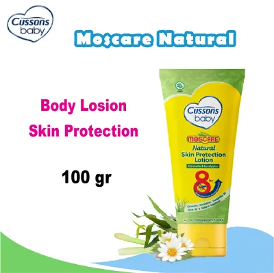 Cussons Baby Moscare Lotion Skin Protection 100g - Lotion Anti Nyamuk Melembapkan Kulit Bayi