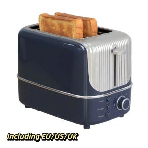 OKDEALS01 7 Browning Levels Double Slot Toaster Compact Household Size Detachable Crumb Tray Toaster with Reheat Versatile Bread One-Key Cancel Function Extra Wide Slot Toaster Daily Breakfast Making