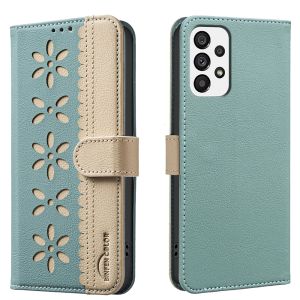 New Phone Case For Samsung Galaxy A53 A52S A52 A73 A72 A33 A32 A23 A22 A12 A13 5G Cover Samsung A52 A72 A32 A22 4G Lucky Grass Magnetic Leather Wallet Card Slot Flip Case Casing
