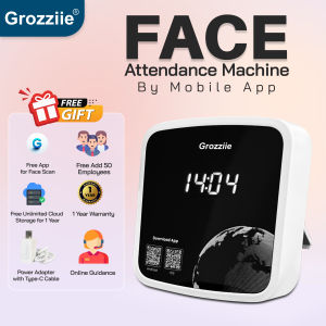 TIMOZIA Attendance Machine with Facial Recognition Mobile App Integration & Salary Calculation