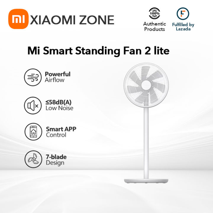 Xiaomi Mi Smart Standing Fan 2 Lite Air Cooling Fan Height Adjustable ...