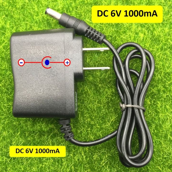 DC อะแดปเตอร์ Adapter 6V 1A 1000mAจ่ายไฟสม่ำเสมอไม่ร้อนเร็ว | Lazada.co.th