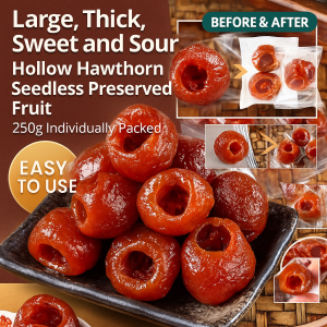 Hollow Hawthorn 0 Bahan Sweet Sour Rich In Vitamins Individually Packaged Hawthorn Manisan Healthy Snack 无核空心山楂