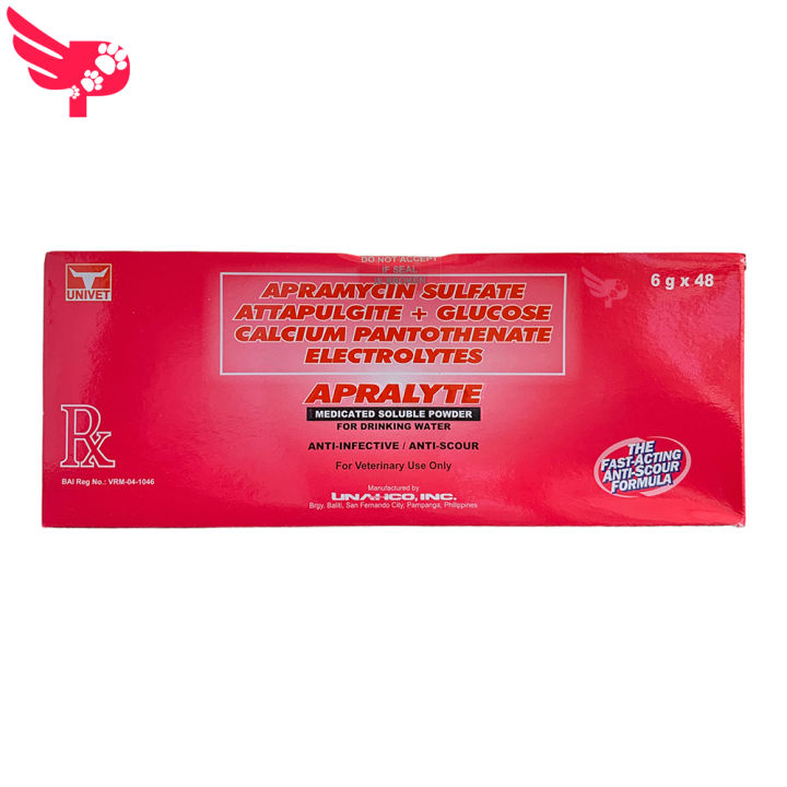 Apralyte - Anti-Scour - 1 Box (6g x 48 sachets) - Soluble Powder ...