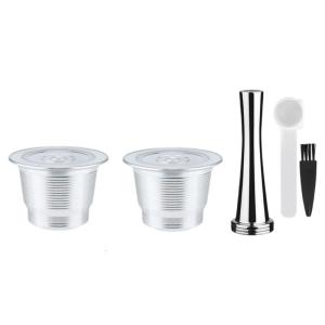 1/2Pcs Refillabe Coffee Pod For Coffee Machine Stainless Steel Coffee Filters Espresso Machine Refillable Pod