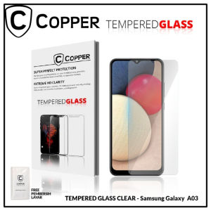 Samsung A03 - COPPER TEMPERED GLASS FULL CLEAR