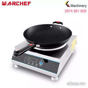 Bếp từ công nghiệp IC-50B công suất 5kW mặt bếp lõm