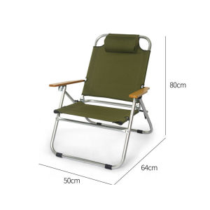 Habitat Camp เก้าอี้พับได้ กลางแจ้ง ตั้งแคมป์ แคมป์ปิ้ง แบบพกพา เอนนอนได้ ปรับได้4 ระดับ เก้าอี้เคอมิต เก้าอี้ทานข้าวกลาง