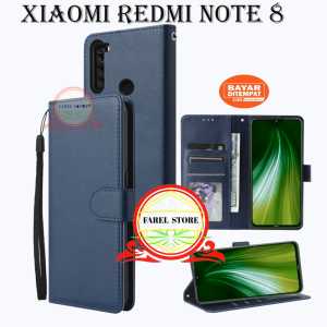 DOMPET HP UNTUK XIAOMI REDMI NOTE 8 LEATHER FLIP CASE XIAOMI REDMI NOTE 8