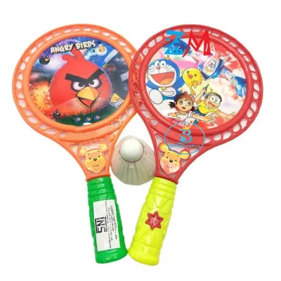 Mainan Anak - Anak Raket Bulu Tangkis Ting Tong isi 2 Pcs