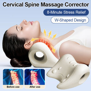 Professional Neck Massager Cervical Posture Corrector Shiatsu Heat Therapy Pain Relief Portable Electric Massage Device