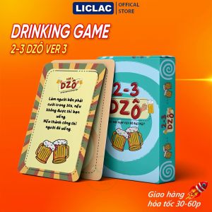 Bộ Bài Nhậu 2-3 Dzô ver 3 gồm 35 lá - Drinking Game vui vẻ dành cho nhóm bạn Trò chơi trên bàn nhậu say sưa bạn bè