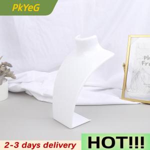 PkYeG Jewelry Display Fashion Model Necklace Mannequin Pendant Earring Showing Stand