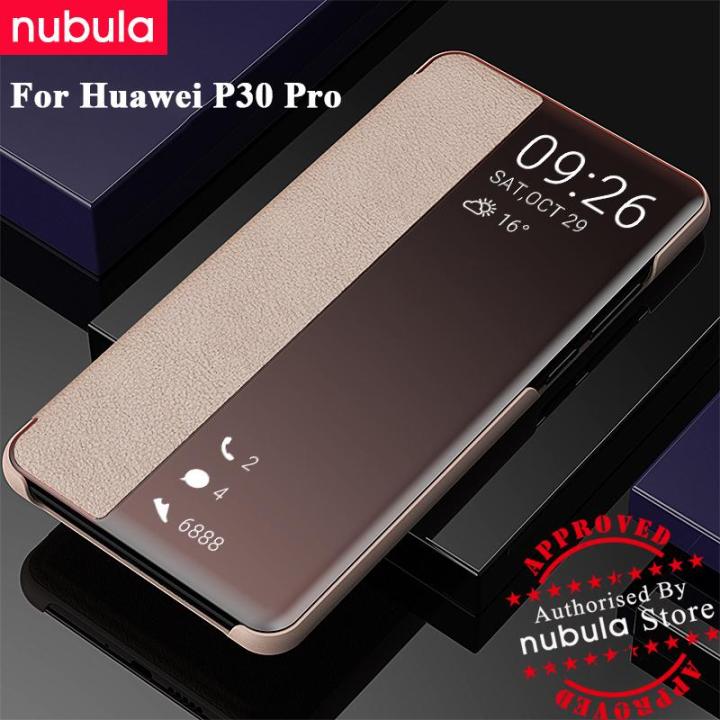 Original] Huawei P30 Pro Smart Flip Casing,Huawei P30 Pro Luxury