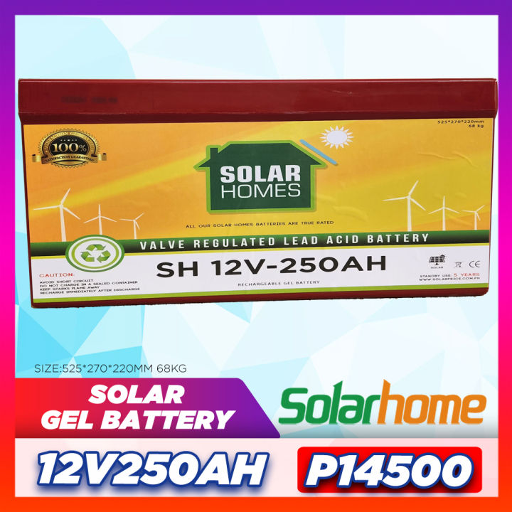 Solar Battery Gel Battery Deep Cycle Vrla Lead Acid 12v 200ah 250ah Lazada Ph 9781