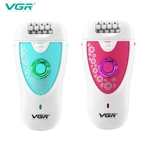 VGR Electric Epilator Women  Rechargeable Electric Shaver Whole Body Available Painless Depilat Female Hair Removal Machine 722