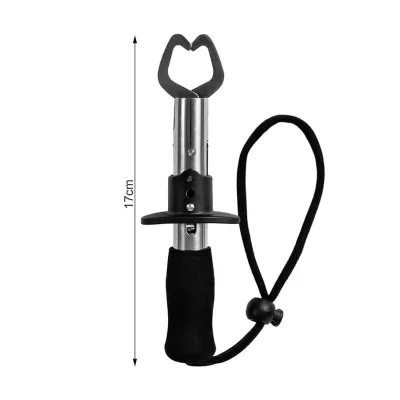 16CM TITANIUM STAINLESS STEEL FISH FISHING PLIER WITH BAG AND BL-039 FISH GRIPPER MAX WEIGHT 15KG