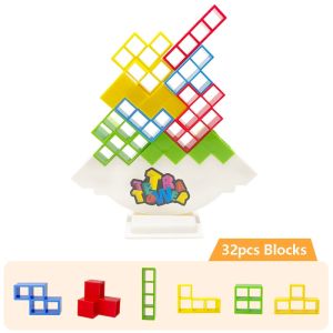DREAMToy Tetra Tower Edukatif Mainan Tetris Tower/ Mainan Interaksi Anak dan Dewasa/ Balance Game