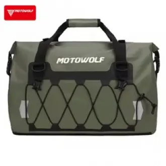 MOTOWOLF Motorcycle Touring Tailbag MB4 PVC Waterproof Travel Bag Motorbike Dry and Wet Separation