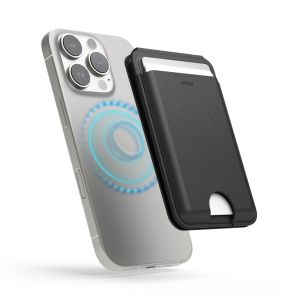 Elago Magnetic Leather Stand Card Holder (Stand Type)