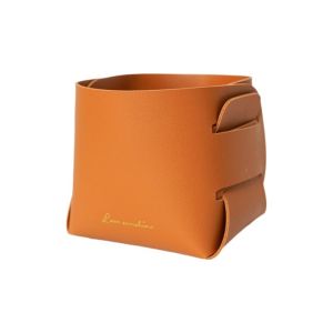 YESMILE Chất liệu PU Hộp đựng đồ bằng da Thiết kế gấp gọn Đế chống trượt Hộp đựng bút Phong cách Bắc Âu Kết cấu vững chắc Khay lưu trữ để bàn Dành cho máy tính để bàn