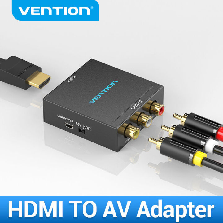 Vention HDMI TO AV Scaler Adapter HD Video Converter Box HDMI to