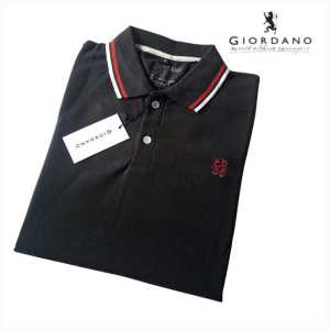GIORDANO POLO SHIRT PREMIUN DISTRO/KAOS KRAH PRIA GIORDANO HIGH QUALITY KATUN CVC DIAMOND FULL TAG&LABEL