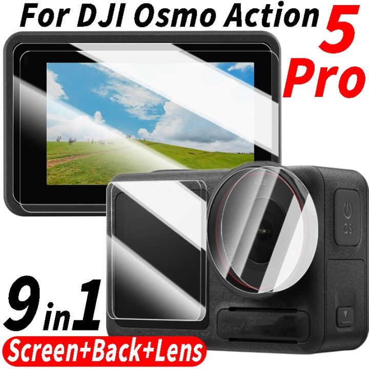 9in1 Tempered Glass for DJI Osmo Action Pro Camera Screen