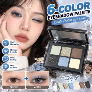 Shimmer Eyeshadow Palette Pearlescent Eye Makeup Smokey Eye Palette Long-Lasting Pigmented Shades for Dramatic Glam Natural and Daily Looks