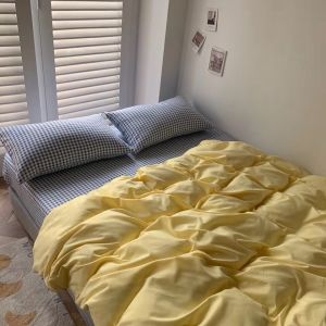 Bộ Chăn Ga Gối Cotton Tici Cao Cấp Hàn Quốc Phối Màu Decor Phòng Ngủ Cực Đẹp By. C.A Decor Store