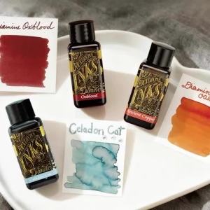 Mực màu Diamine 30ml của Anh nhiều sắc thái dùng cho vẽ tranh viết bút máy bút chì vẽ và viết văn phòng phẩm.
