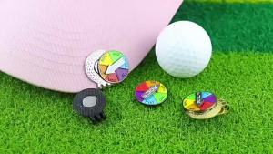 Ball Marker Golf Jenis Klip Topi MKT-WP12【BARANG SPOT】