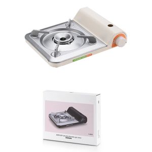 LILIER Portable Card Stove - Ultra-thin Butane Gas Stove for Camping and Cooking - Lightweight and Durable