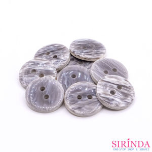 กระดุมเรซิ่นลายหินอ่อน2รู (15มิล) (0001092)