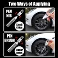 Rim Touch Up Paint(Gunpowder) for Tesla Model Y/3/S/X Gemini Dark/Uberturbine/Arachnid/Cybersteam/Turbine Wheel, Curb Rash Repair Rim Scratch Repair with Masking Tape & Sandpaper. 