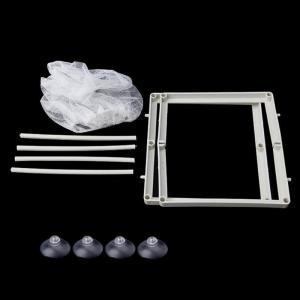 Fish for Tank Breeder Net Fish Hatchery Breeder Box Separation Net Fry Hatchery Incubator Mesh with Suction Cup for Aqua