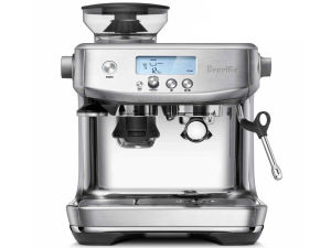 Breville BES878BSS1BUS1 – Máy pha cà phê bán tự động cao cấp vòi tạo hơi chuyên nghiệp công suất mạnh mẽ 1680W dung tích lớn 2L dễ vệ sinh