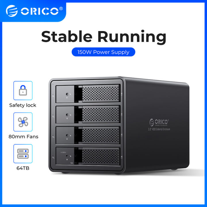 ORICO 95 Series 4 Bay 3.5'' SATA to USB 3.0 HDD Docking Station With ...