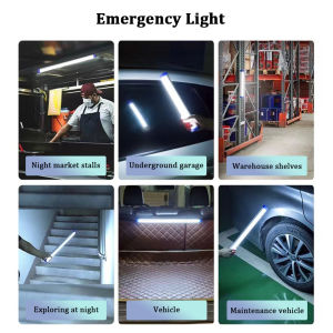 LED Tube Night Light Magnetic Suspension Multi-function LED Tube USB Rechargeable Light Tube DC5V 30W 60W 90W With Hook For Home Outdoor Portable Long Strip Emergency Light Aulis