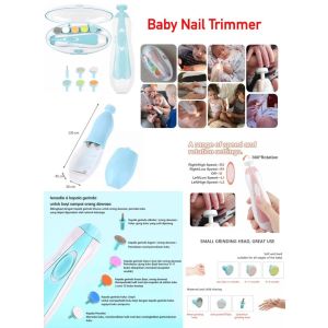 BABY NAIL TRIMMER SET PEMOTONG KUKU BAYI GUNTING KUKU ELEKTRIK