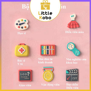 Hộp Quà Bốc Thôi Nôi Sinh Nhật 1 Tuổi Chọn Nghề Nghiệp Cho Bé Trai Bé Gái Đồ Chơi Trẻ Em Sơ Sinh